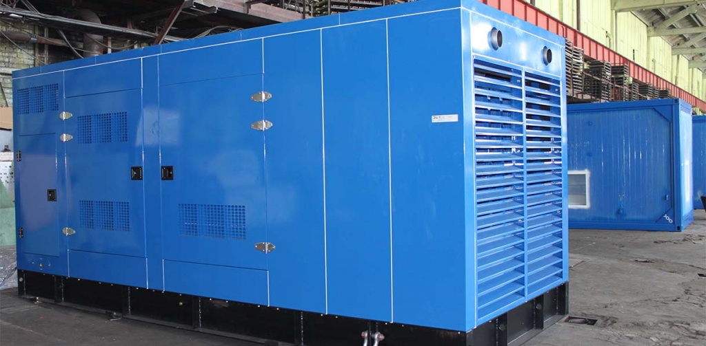foto Дизель-генератор (ДГУ, ДЭС) мощность 360 кВт 0,4 кВ Cumminsв шумопоглощающем кожухе