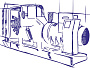 ДЭС (ДГУ) ЭТРО АД1450-Т400 6300В изготовлены с двигателем MTU 12V4000G63 от российского производителя АО «Электроагрегат» Дизель-генератор ЭТРО в Москве АД1450-Т400 с двигателем MTU 12V4000G63 от российского производителя